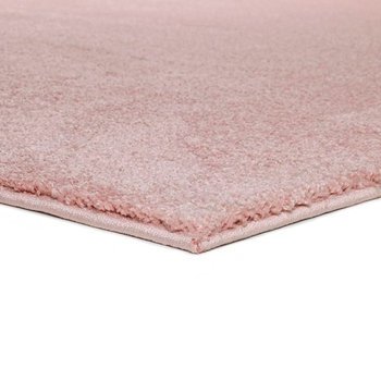 Alfombras 100% Polipropileno HEAT-SET FRISÈ Alfombra lisa rosa 03 140x200